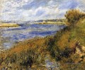 les berges de la seine à champrosay Pierre Auguste Renoir paysage ruisseaux